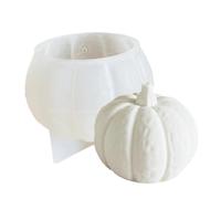 Moules en résine époxy en silicone | Moule à bougie en forme de citrouille 3D, porte-clés, fabrication de savon, cire, glaçons, pâtisseries, cupcakes, pâtisseries