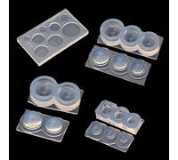 Moules en résine époxy en silicone pour moulage de jouets, fournitures artisanales, outil de démarrage pour débutants en forme de sphère creuse