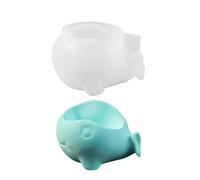 Moules en résine époxy - Moule en silicone en forme de baleine pour bijoux, bougies et petits objets - Récipient de coulée en résine fait à la main - Facile à démouler pour l'organisateur de bricolage