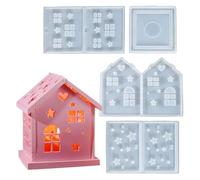 Moules en résine, faciles à démouler, réutilisables, décoration de table faite à la main, moule en silicone pour décoration de table, bougeoirs, projets artistiques, cadeaux de fête, anniversaire