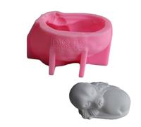 Moules en résine pour animaux de compagnie adaptés pour conserver les cendres et les poils avec des figurines de chien et de chat de différentes tailles