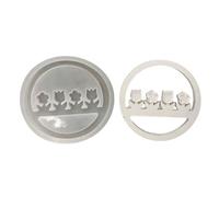 Moules en résine pour couronne d'oiseaux, moules en silicone circulaire, pour la fabrication de décorations de plâtre, décorations de bureau, oiseau