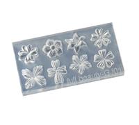 Moules en résine pour décoration d'ongles - Outils de fabrication de bijoux - Fleurs 3D - Boucles d'oreilles en silicone - Ongles en silicone - Cadeaux en forme de fleur