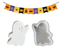Moules en Résine pour Halloween,Moule À Gâteau - Décoration Artisanale pour Pendentifs Auto, Savonnerie, Desserts, Argile, Accessoires de Fête, Résine Époxy, Chocolat et Cupcakes
