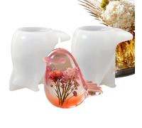 Moules en résine pour oiseaux, 2 pièces, moules époxy à dégagement facile, moule à oiseaux artisanal créatif, fournitures de moulage en résine pour événements à thème, ateliers, artistes amateurs, déc