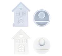 Moules en résine silicone - Flexibles, antiadhésifs, interactifs | Moules en résine en silicone pour décoration d'intérieur, bougies époxy, savon, anniversaire, Saint-Valentin, famille, adultes