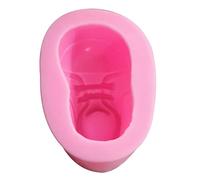 Moules en silicone 3D en forme de chaussure de bébé pour anniversaire de bébé, cupcake, fondant, outil de décoration de gâteau, argile au chocolat