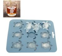 Moules en silicone 3D en forme de tortue : moule en résine et bac à glaçons, silicone de qualité alimentaire : design flexible anti-adhésif pour un démoulage facile des créations en résine, des