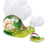 Moules en silicone 3D en résine époxy pour coulée d'escargots grands et petits