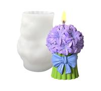 Moules en silicone 3D pour bouquet de tulipes - Moule en silicone pour moulage de résine époxy, cire florale unique, cire, plâtre, argile - Pour bricolage, artisanat, décoration d'intérieur, mariage