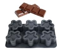 Moules en silicone 3D pour pâtisserie, 6 grilles anti-adhésives, résistants à la chaleur, pour savon, caramel, fondant, gelée, pudding, cacao, maison, cuisine, fête de Noël, vacances, adultes