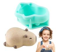 Moules en silicone - 72 x 47 x 35 mm | Moule à chocolat Capybara | Moule de cuisson flexible anti-adhésif | Moule Capybara pour Taba Squishy, moulage de résine, moules de démoulage sans effort pour