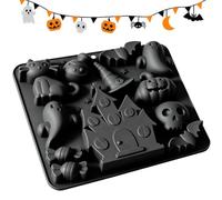 Moules En Silicone À Chocolat D'Halloween Décor Effrayant Sûr Fait Main | Moules Silicone Bonbons Chocolat Pour Biscuits Gâteaux Loisirs Créatifs Maison École Chambre