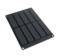 Moules en silicone à rayures verticales pour faire des mousses à gâteau pour décorer l'outil de cuisson pour la fabrication de chocolats, fondants, desserts, chocolats, ne colle pas, outil de cuisson