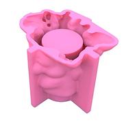 Moules en silicone amusants pour pot de fleurs en résine époxy, béton, argile, visage humain, souche, pot de fleurs en silicone