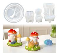 Moules en silicone automne - Moule en silicone - Moule en silicone - Moule en silicone pour l'automne - Champignons - Hérisson - Moules en plâtre pour couler - Moule à bougie 3D - Moule en silicone