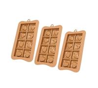 Moules en silicone casse-tête en forme de cœur en forme de copeaux de cacao - Outil de cuisson de qualité alimentaire - Moules en silicone de qualité alimentaire