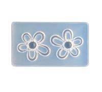 Moules en silicone créatifs, artisanat artistique, moules en silicone avec motifs de fleurs pour des designs de bijoux uniques, indispensables pour l'atelier de bijoux