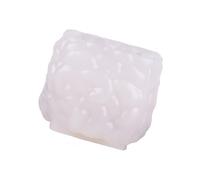 Moules en silicone cubique en relief en forme de fleur multi-usages pour résine époxy, savon, chocolat, cuisson carrée en silicone