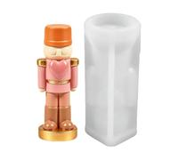 Moules en silicone de casse-noisette Empreinte en forme de soldat pour | Moules à chocolat de Noël pour cuisine, maison, fête, mariage, savon, bijoux, , ornemen