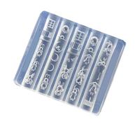 Moules en silicone de jardin en forme de lapins haute transparence pour créer des ongles uniques