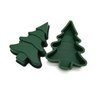 Moules en silicone de Noël - Moule en silicone 3D en forme de sapin de Noël - Moule à gâteau en silicone - Moule à savon - Moule à gâteau de Noël