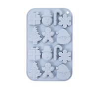 Moules en silicone de Noël | Moules à 14 cavités antiadhésifs | Moules à bonbons de vacances | Moules à savon antiadhésifs faits à la main, moule de cuisson d'hiver en silicone pour travaux manuels