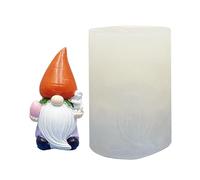 Moules en silicone de Pâques, moules à gnome, moule amusant pour bougie nain de Noël, moule en silicone, moule à chocolat de Pâques, moule en silicone pour lutin de Noël, moule en silicone pour œufs