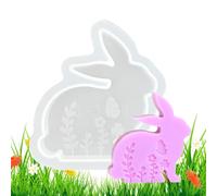 Moules en silicone de Pâques,Multifonctions - Moule Lapin Silicone | Bougies, Fêtes, Anniversaires, Mariage, Desserts