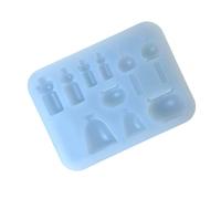 Moules en silicone de qualité alimentaire - Motif carillon réaliste - Pour porte-clés et accessoires créatifs - Moule à bijoux en silicone de qualité alimentaire