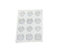 Moules en Silicone de qualité alimentaire, pendentif suspendu de Construction pour la création de signalétique, pâtisserie et artisanat d ' art, boucle d ' oreille