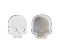 Moules en silicone d'Halloween - Moule à fondant d'Halloween - Moules en plâtre pour la main - Résine époxy - Bricolage - Savon - Gâteau - Dessert - Cupcake - Pralines - Boules parfumées - Pendentif