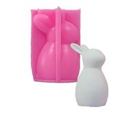 Moules en Silicone en forme d ' animaux en forme de lapin d ' oreille, moules en résine époxy pour bougie, savon, Fondant, moule en Silicone pour bonbons, chocolat, décoration de fête d ' anniversaire