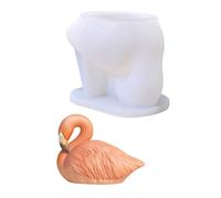Moules en silicone en forme d ' oiseau pour bougie, Flamingo