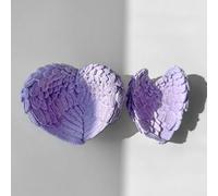 Moules en silicone en forme d'ailes d'ange faciles à nettoyer pour fabriquer des bougies et de délicieuses friandises (petit)