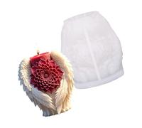 Moules en silicone en forme d'ailes de fleurs pour moulage en résine, plâtre de bricolage, résine époxy, fournitures faites à la main, moules à bougies faits à la main