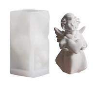 Moules en silicone en forme d'ange - Moule en silicone pour bougie parfumée - Savon fait à la main (B)