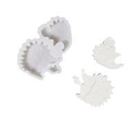 Moules en silicone en forme d'animal pour la fabrication de savon multi-usages, moules de cuisson faciles à démouler, moules de décoration de festival