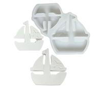 Moules en silicone en forme de bateau à voile - Plâtres décoratifs en résine époxy