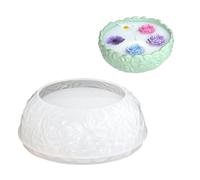 Moules en Silicone en forme de bol en forme de jardinière, pour la fabrication de bougies, de savon et de bols décoratifs, ornements en gypse, résine époxy, fleur artisanale, moulage en élastomère