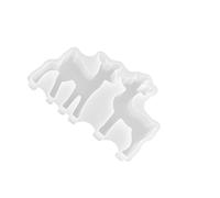 Moules en Silicone en forme de cerf en forme de lettrage, de qualité alimentaire, pour la fabrication de bougies, de savon, de décoration de la maison et de cadeaux de noël, ensemble de fabrication de
