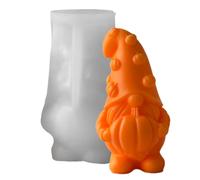 Moules en silicone en forme de citrouille 3D - Réutilisable - En résine de savon - Pour vacances, mariage, pâtisserie, projets d'artisanat, Thanksgiving, Halloween, 6,1 x 7,4 x 9 cm