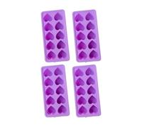 Moules en silicone en forme de cœur non toxiques, équipement de cuisson de cuisine, parfaits pour les chocolats faits à la main et les friandises glacées, plateau de bloc de congélation moulé en cœur