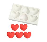 Moules en silicone en forme de cœur pour chocolat et fondant, moules à bonbons multi-cavités, accessoires de pâtisserie, fournitures artisanales