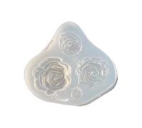 Moules en silicone en forme de fleur 3D pour fondant, gâteau, bonbons, chocolat, pâte à sucre, pâtisserie, accessoires de cuisson, 2 formes, moules à bonbons en silicone, petites formes
