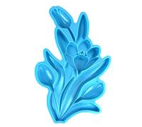 Moules en silicone en forme de fleur à suspendre au mur, à une porte, un presse-papier, en résine, en résine époxy, pour fabrication de chocolat
