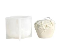Moules en silicone en forme de fleur en relief pour savon, décoration de maison, moules en silicone pour chocolat, gâteau, décoration de mariage