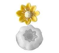 Moules en silicone en forme de fleur facile à démouler pour la fabrication de savon en silicone multi-usages pour résine époxy
