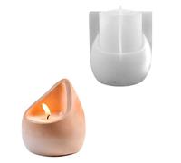 Moules en silicone en forme de gouttes en forme de larme pour pot de bonbons, pot à bonbons, jardinière, béton