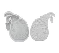 Moules en silicone en forme de lapin de Pâques - Moule en silicone en forme de lapin de Pâques - Moule en silicone - Décoration de Pâques - Moules en plâtre pour mouler des ornements pour bougies